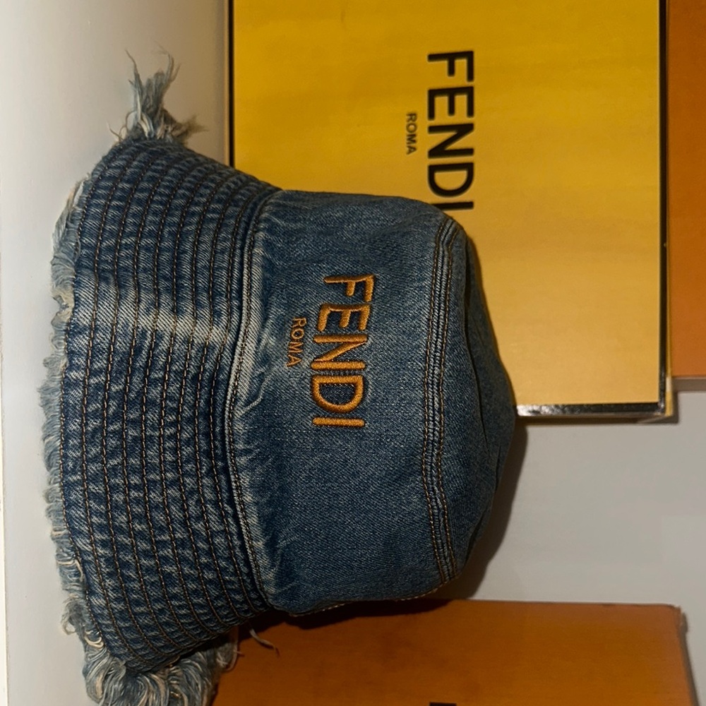 Fendi Denim Bucket Hat